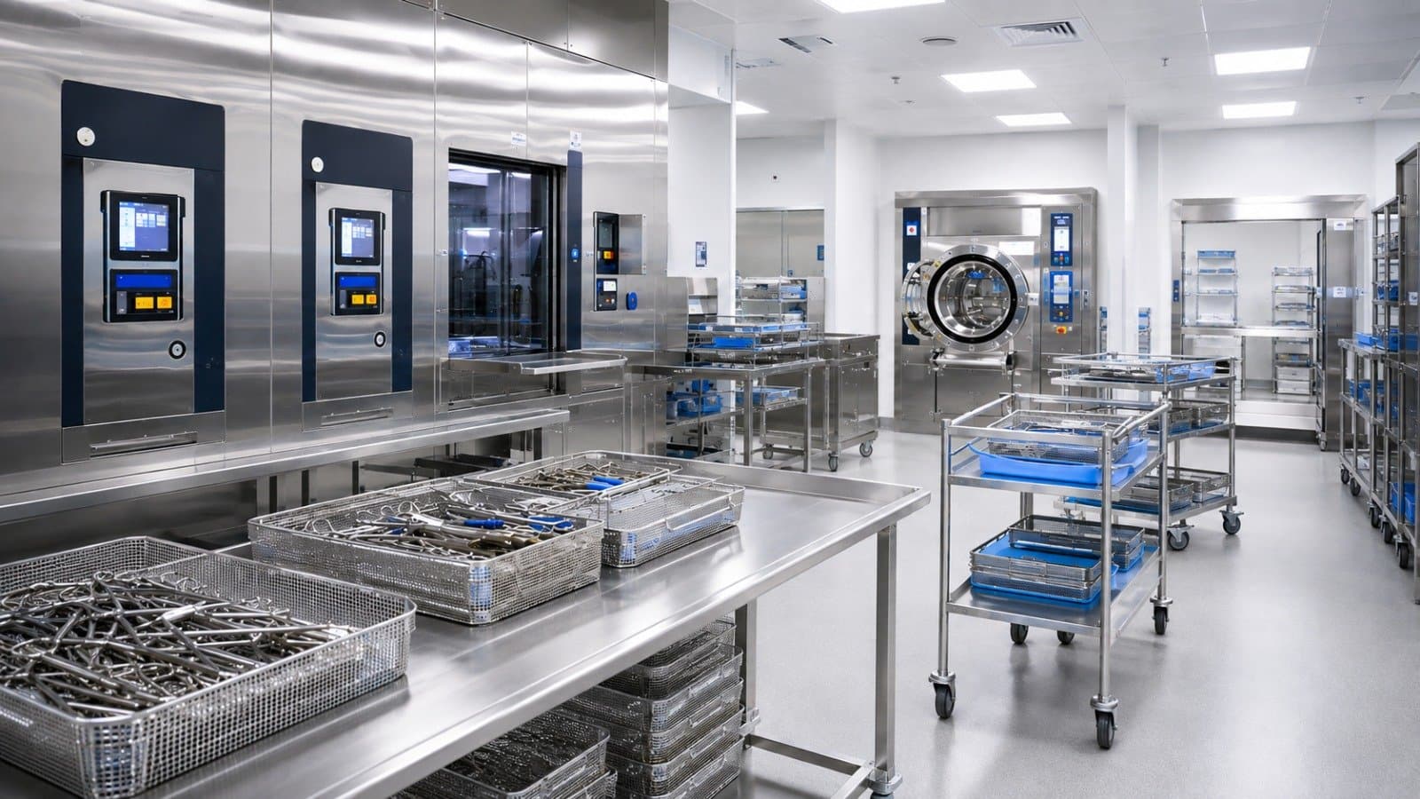 Hospital decontamination and sterile services